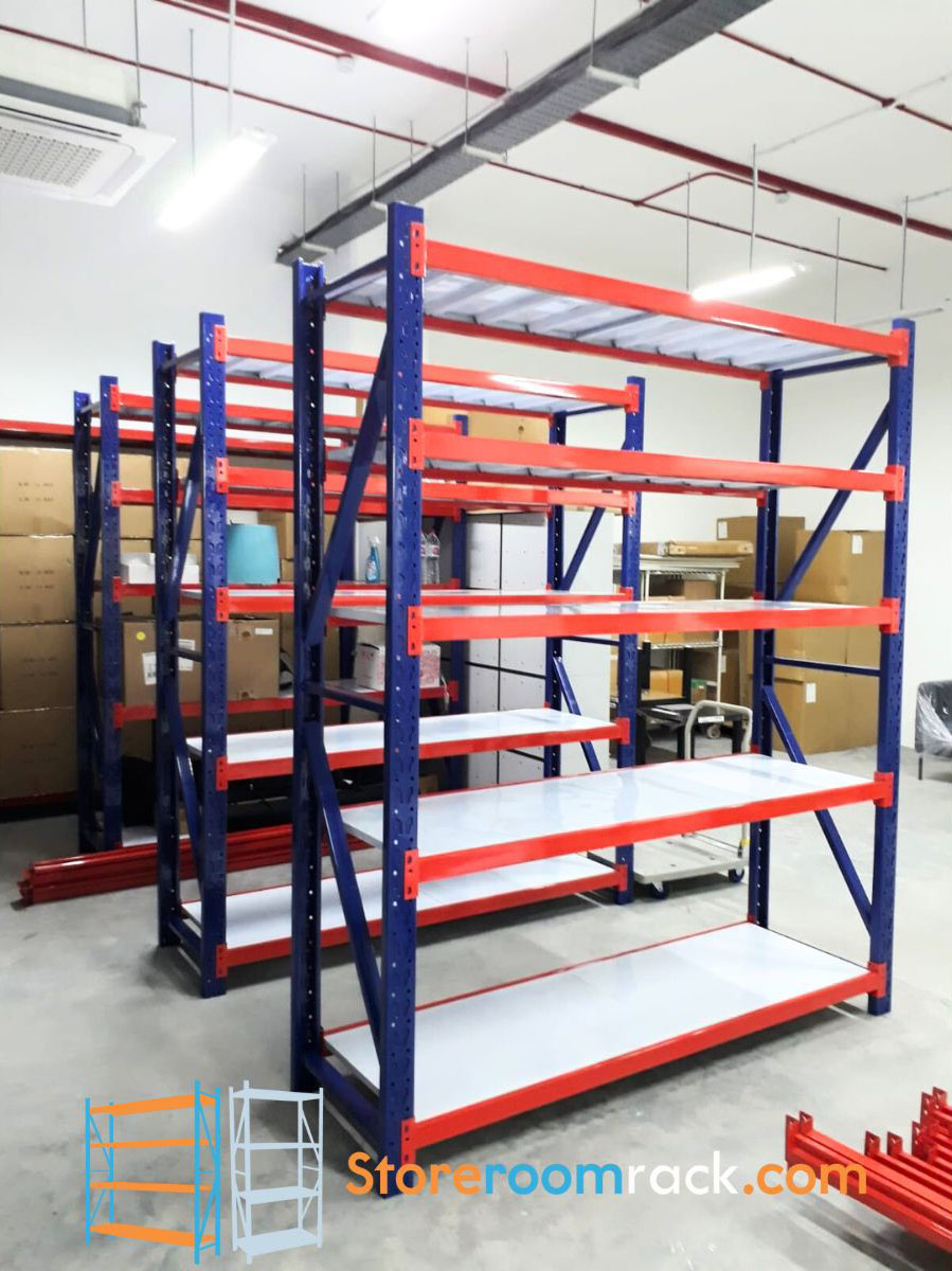 Component storage — Tech environment, commercial racking installation in Singapore