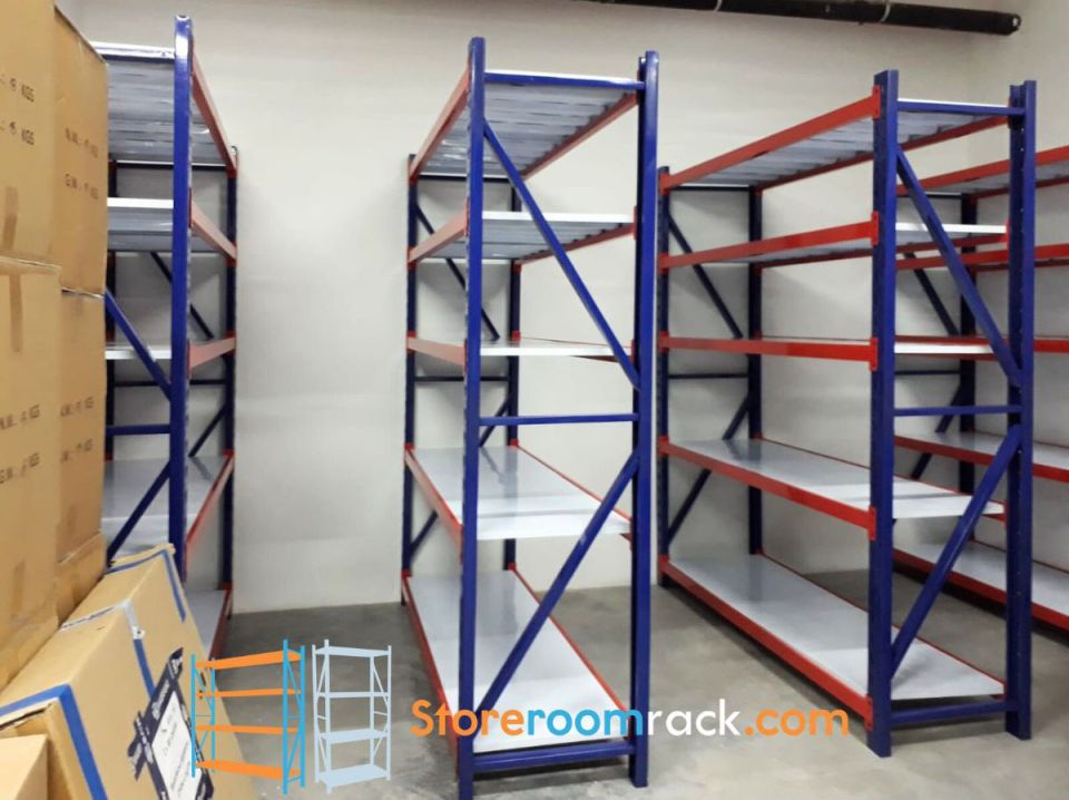 Office stock room — Office premises, commercial racking installation in Singapore